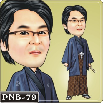 男生人像Q版漫畫PNB-79